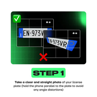 Alite Nanofilm - Custom antiradar stickers for Italy front license plates