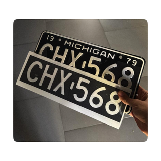 Alite Nanofilm – Custom Moto Anti Radar Stickers for Black License Plates