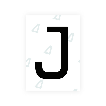 Alite Nanofilm for Chile 2014 license plates - Symbol "J" - Alite