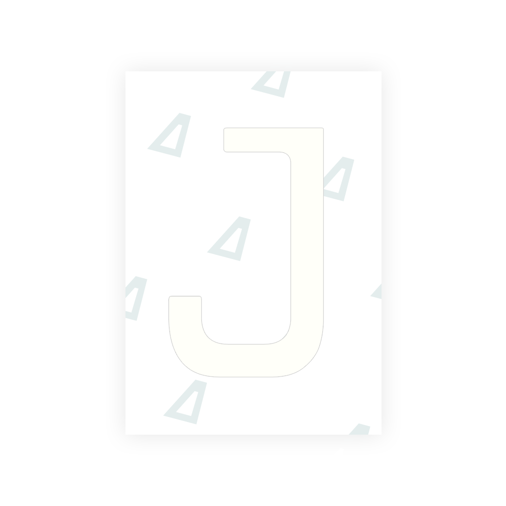 Alite Nanofilm for Chile 2014 license plates - Symbol "J" - Alite