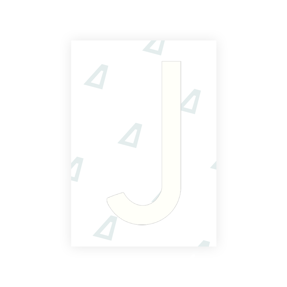 Alite Nanofilm for US (Arkansas) license plates - Symbol "J" - Alite