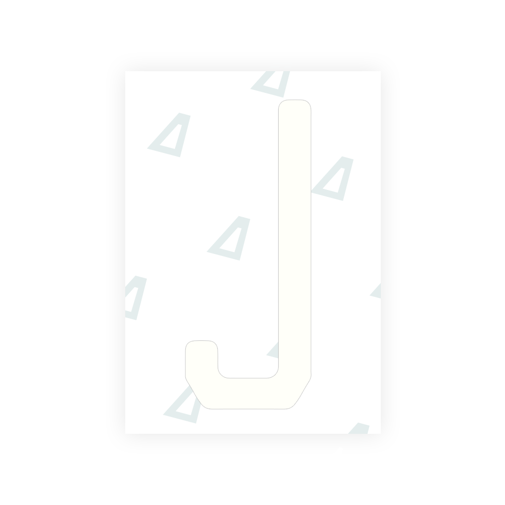 Alite Nanofilm for US (Florida 2019) license plates - Symbol "J" - Alite