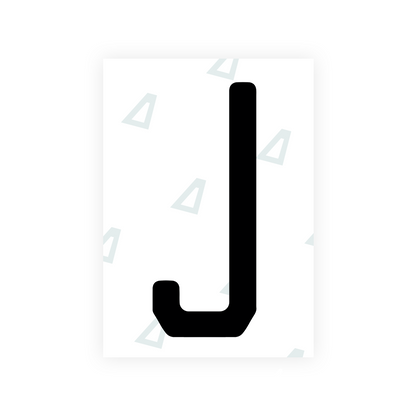 Alite Nanofilm for US (Florida 2019) license plates - Symbol "J" - Alite
