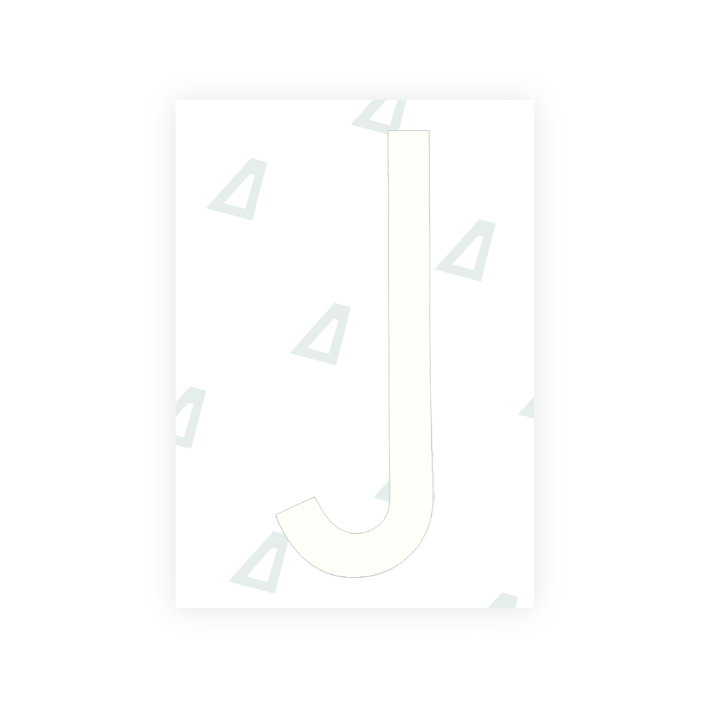 Alite Nanofilm for US (New York 2020 - Flat) license plates - Symbol "J" - Alite