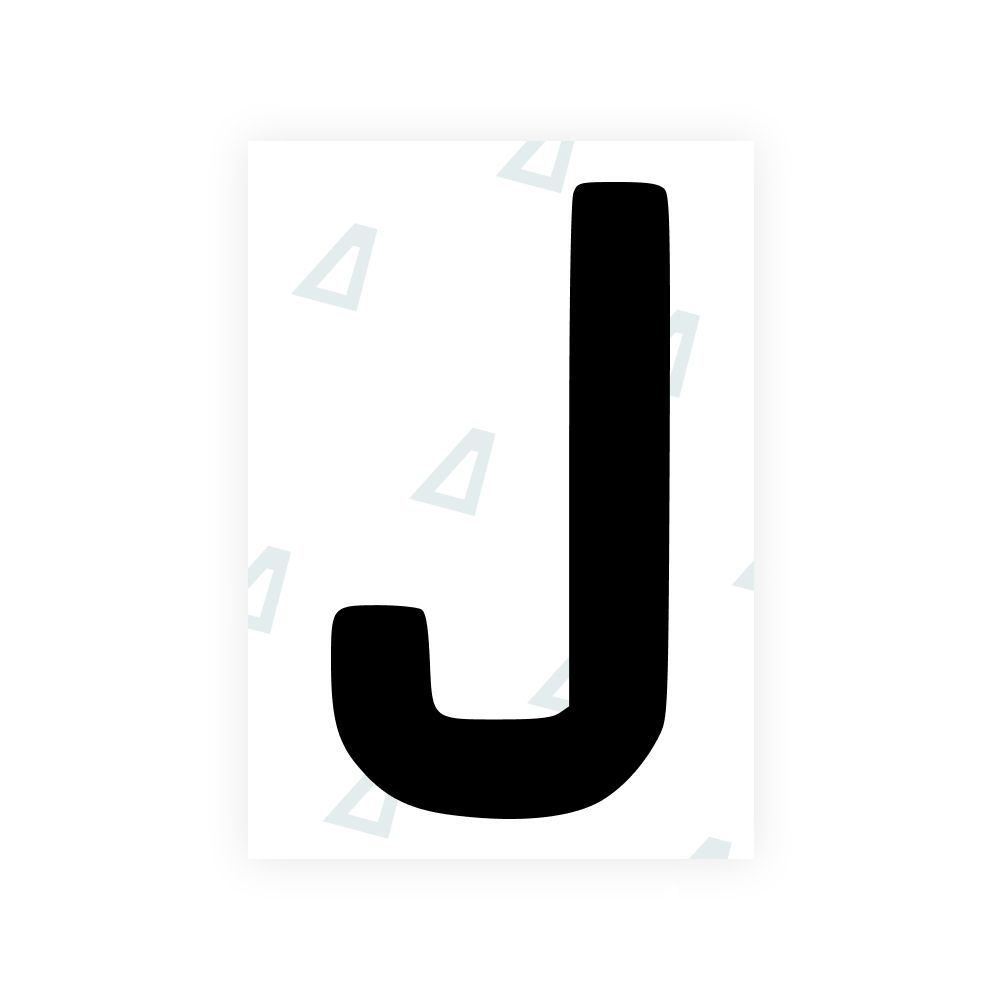 Alite Nanofilm for AUS (Queensland) license plates - Symbol "J" - Alite