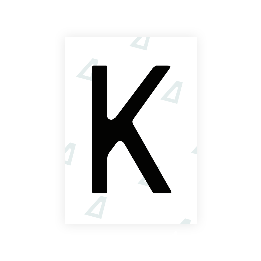 Alite Nanofilm for Chile 2014 license plates - Symbol "K" - Alite