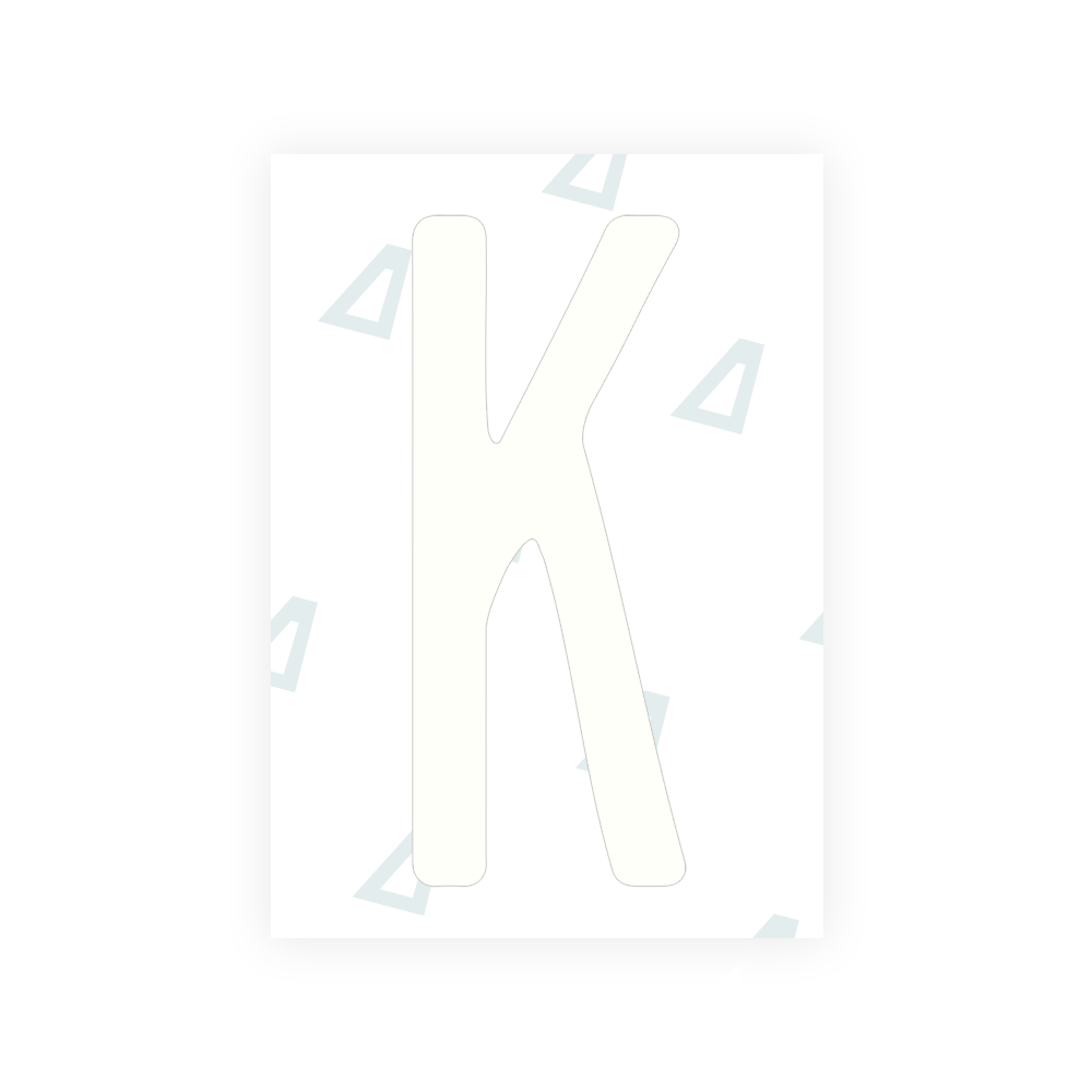 Alite Nanofilm for US (Florida 2019) license plates - Symbol "K" - Alite