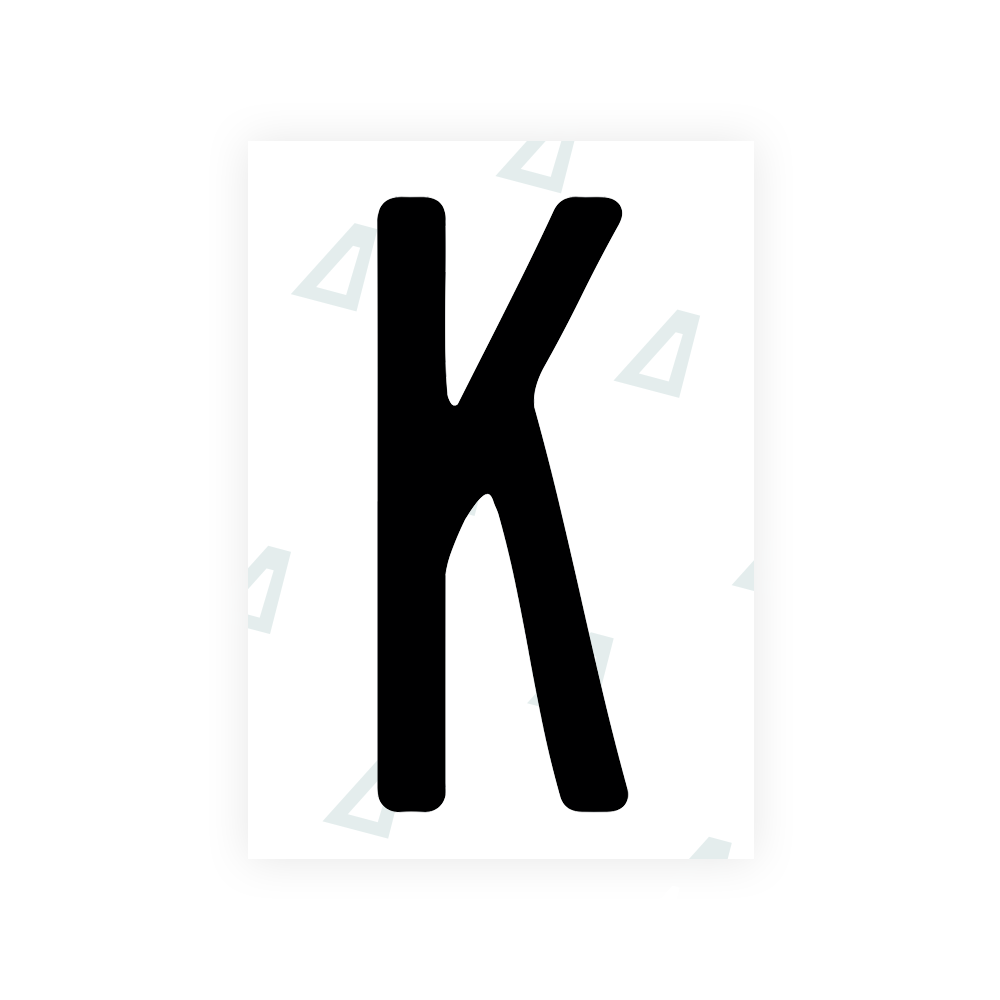 Alite Nanofilm for US (Florida 2019) license plates - Symbol "K" - Alite