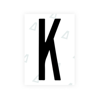 Alite Nanofilm for US (New York 2020 - Flat) license plates - Symbol "K" - Alite
