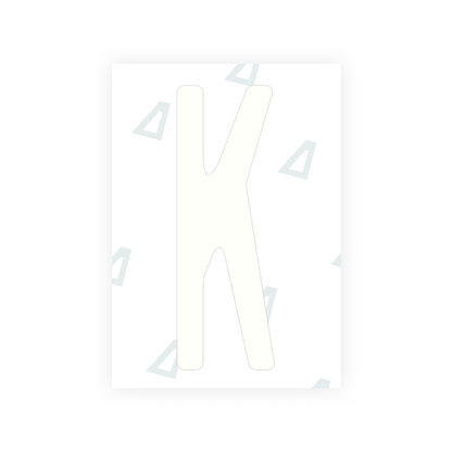 Alite Nanofilm for US (New York 2020) license plates - Symbol "K" - Alite