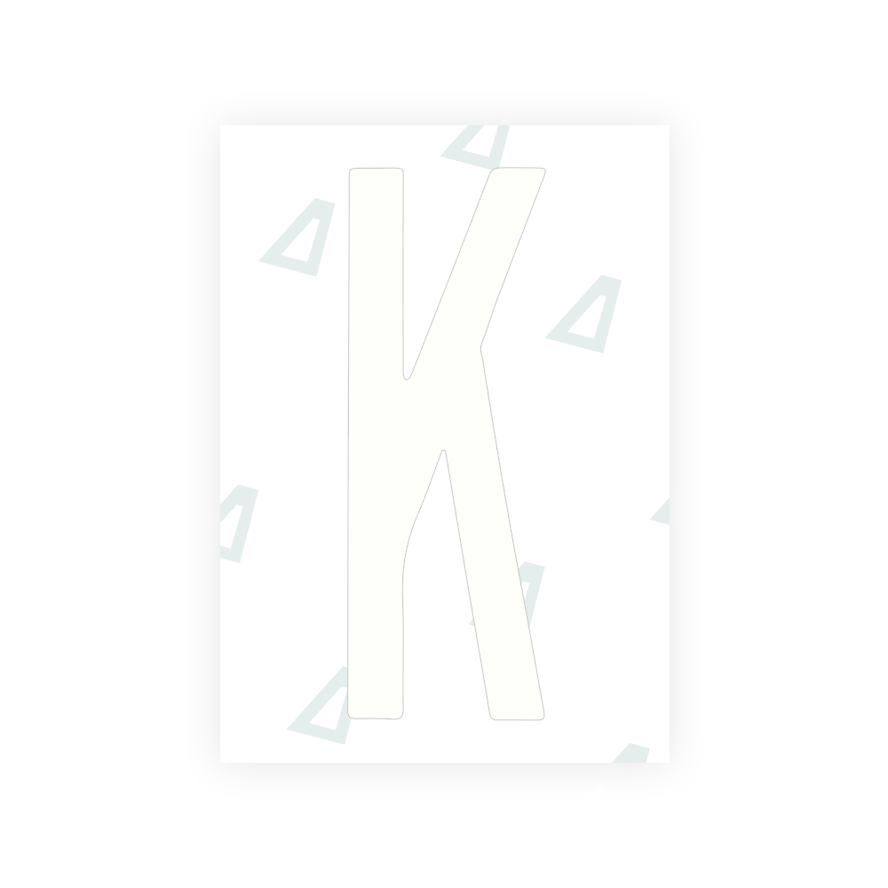 Alite Nanofilm for US (New York 2020 - Flat) license plates - Symbol "K" - Alite