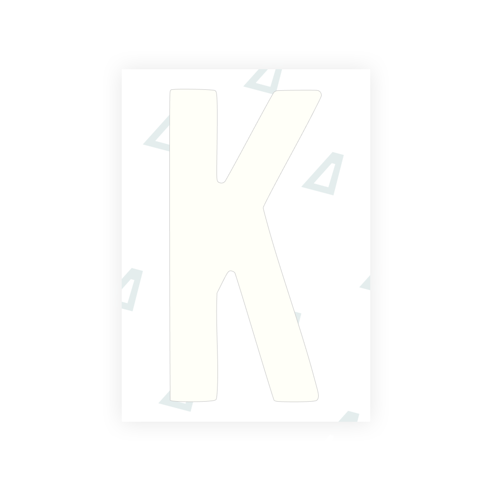 Alite Nanofilm for AUS (New South Wales) license plates - Symbol "K" - Alite