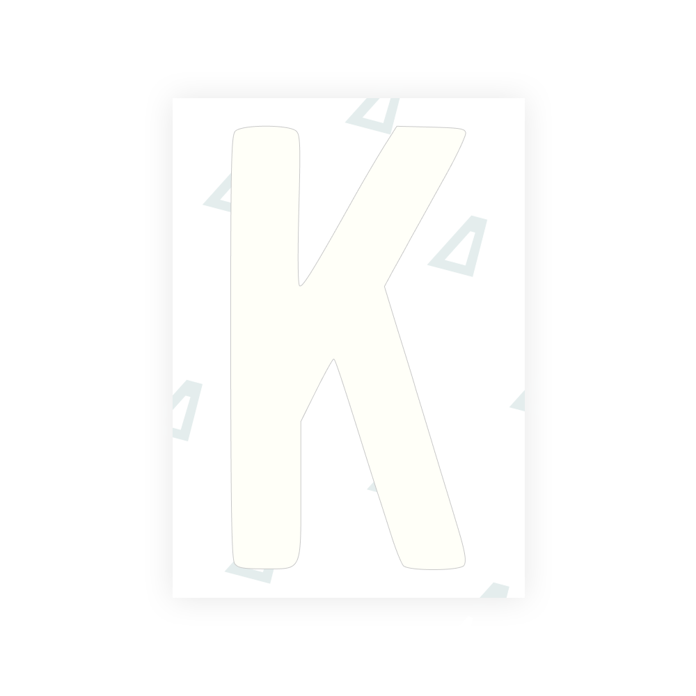 Alite Nanofilm for AUS (Queensland) license plates - Symbol "K" - Alite