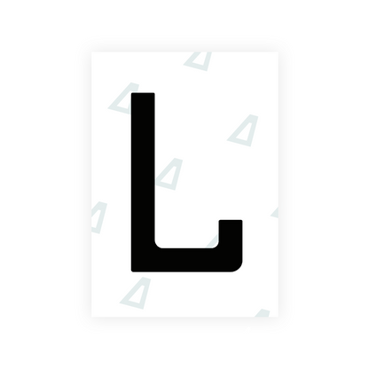 Alite Nanofilm for Chile 2014 license plates - Symbol "L" - Alite