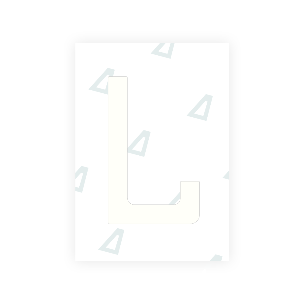 Alite Nanofilm for Chile 2014 license plates - Symbol "L" - Alite