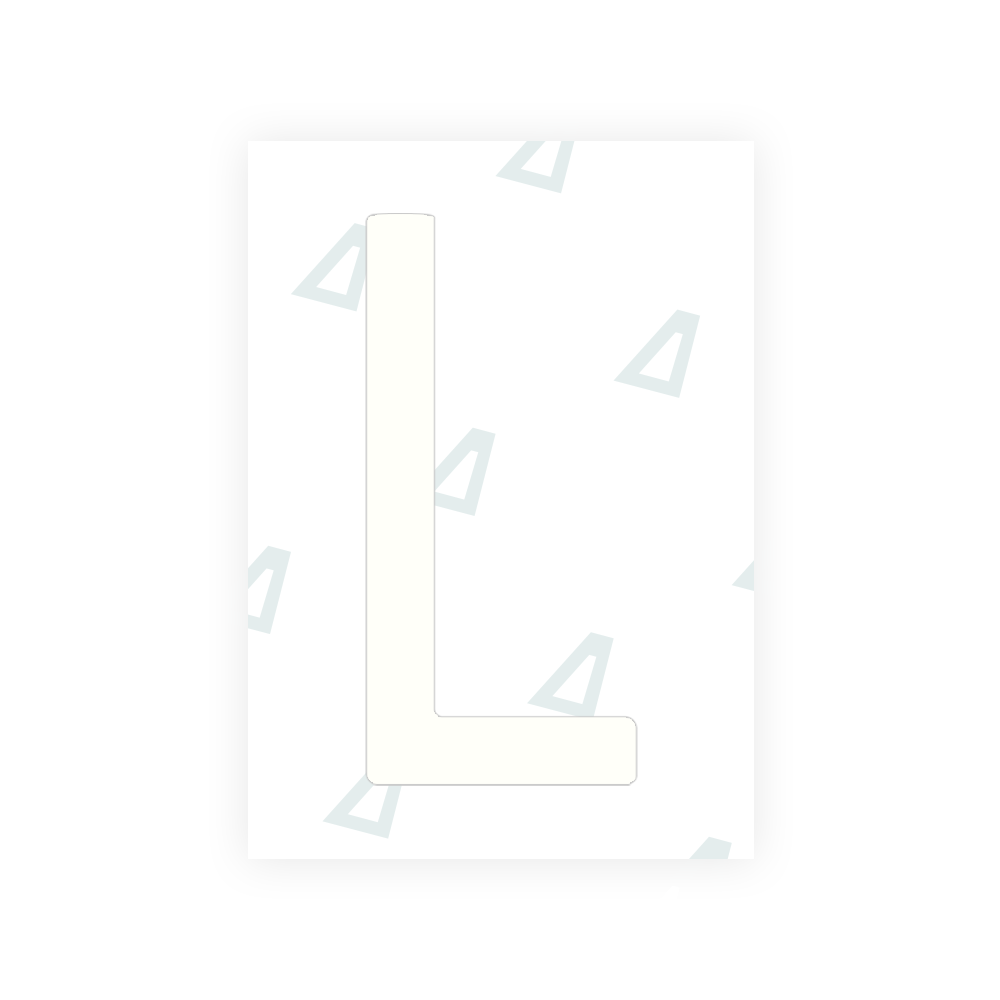 Alite Nanofilm for US (Arkansas) license plates - Symbol "L" - Alite
