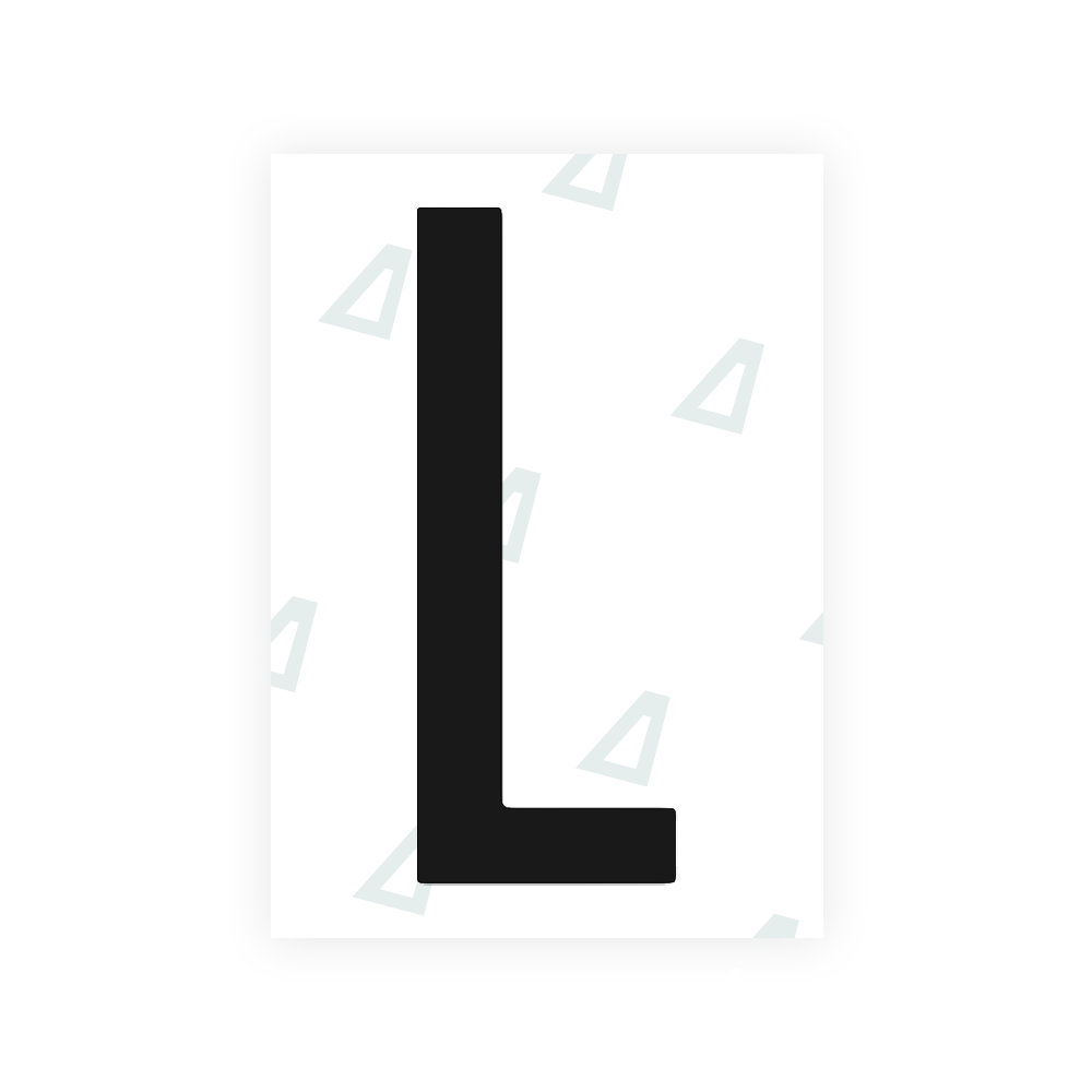 Alite Nanofilm for US (Indiana) license plates - Symbol "L" - Alite