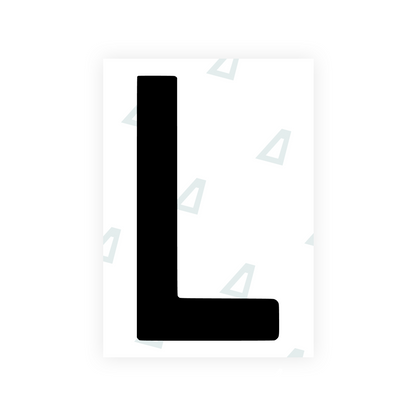 Alite Nanofilm for AUS (New South Wales) license plates - Symbol "L" - Alite