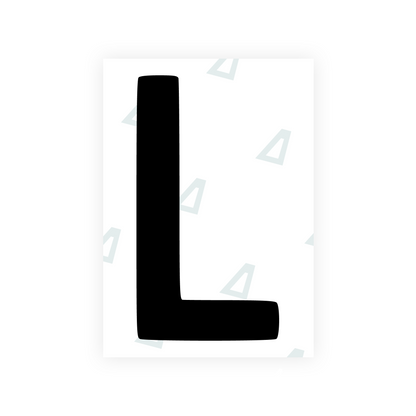 Alite Nanofilm for AUS (Queensland) license plates - Symbol "L" - Alite