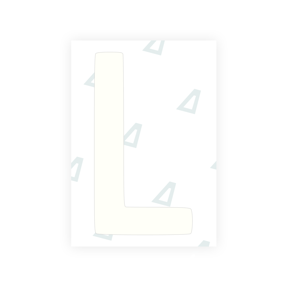 Alite Nanofilm for AUS (Queensland) license plates - Symbol "L" - Alite