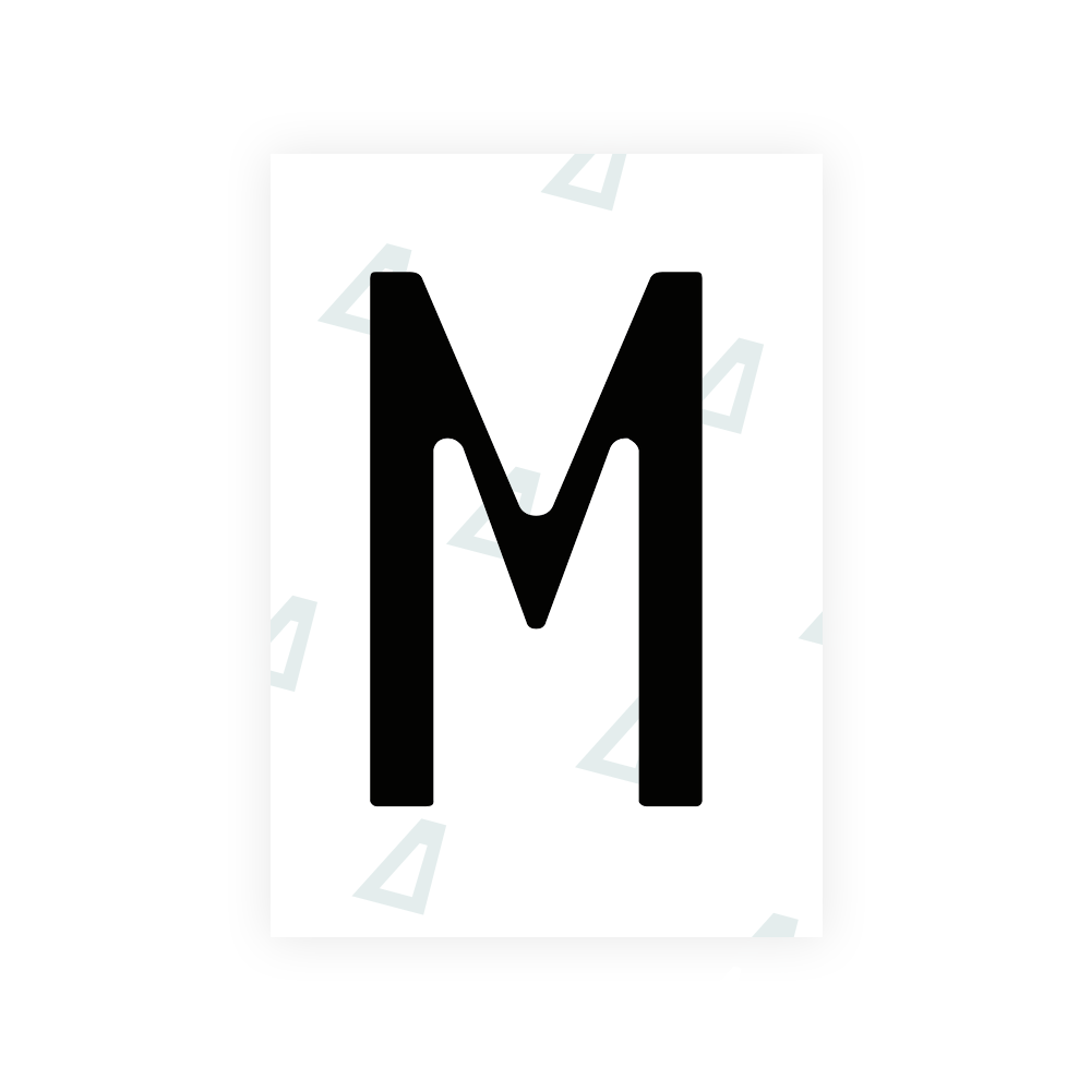 Alite Nanofilm for Chile 2014 license plates - Symbol "M" - Alite