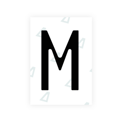 Alite Nanofilm for Chile 2014 license plates - Symbol "M" - Alite