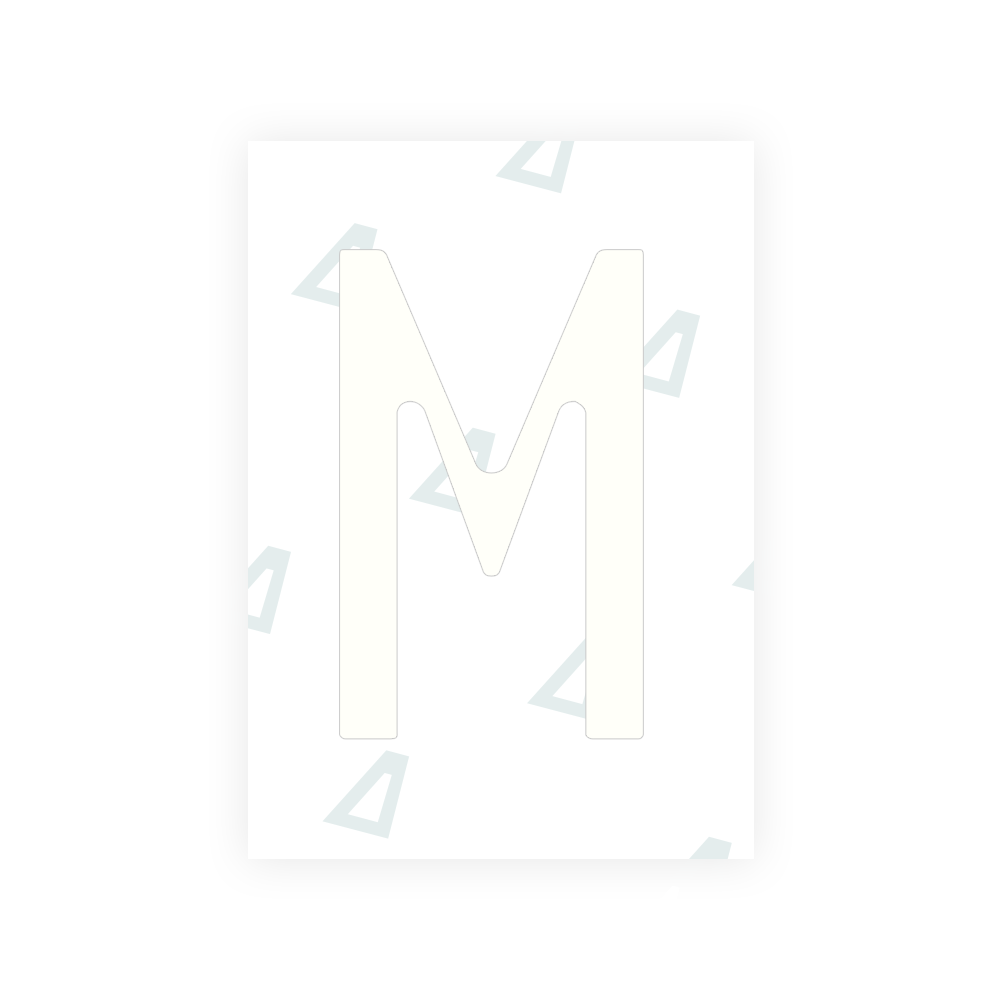 Alite Nanofilm for Chile 2014 license plates - Symbol "M" - Alite