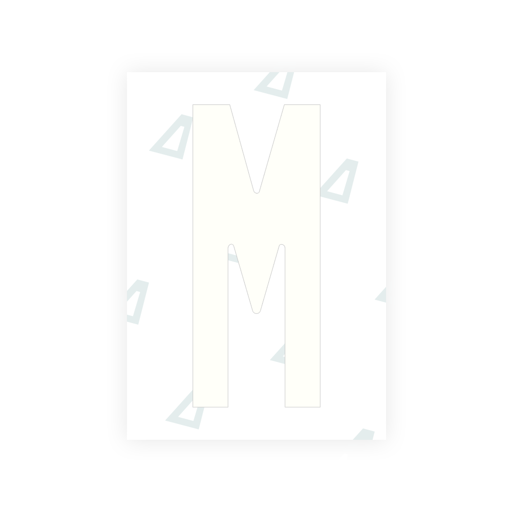 Alite Nanofilm for US (Arizona 2008) license plates - Symbol "M" - Alite