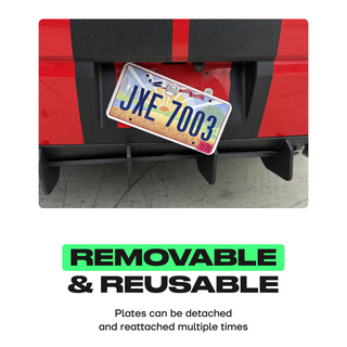 magnetic front license plate mount