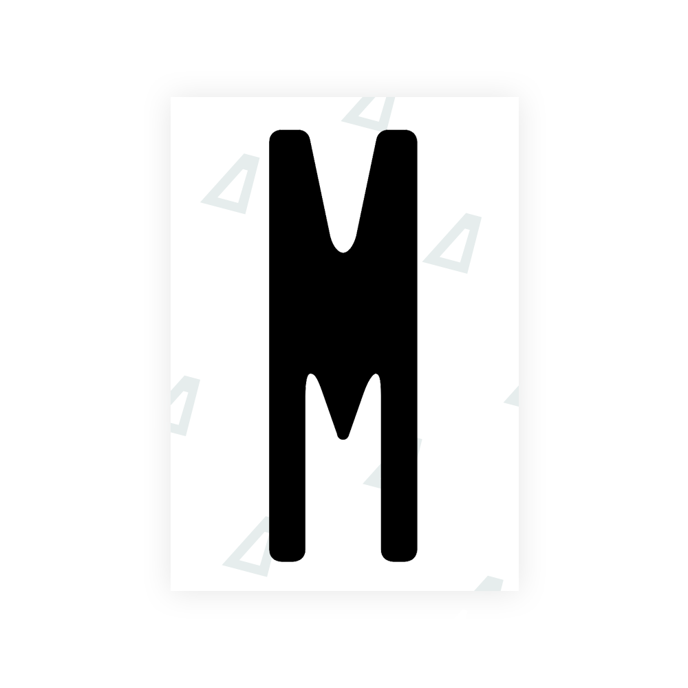 Alite Nanofilm for US (New York 2020) license plates - Symbol "M" - Alite