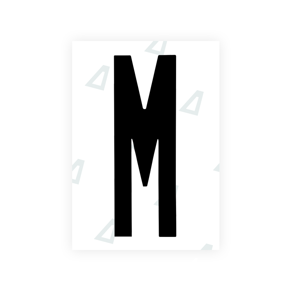 Alite Nanofilm for US (New York 2020 - Flat) license plates - Symbol "M" - Alite