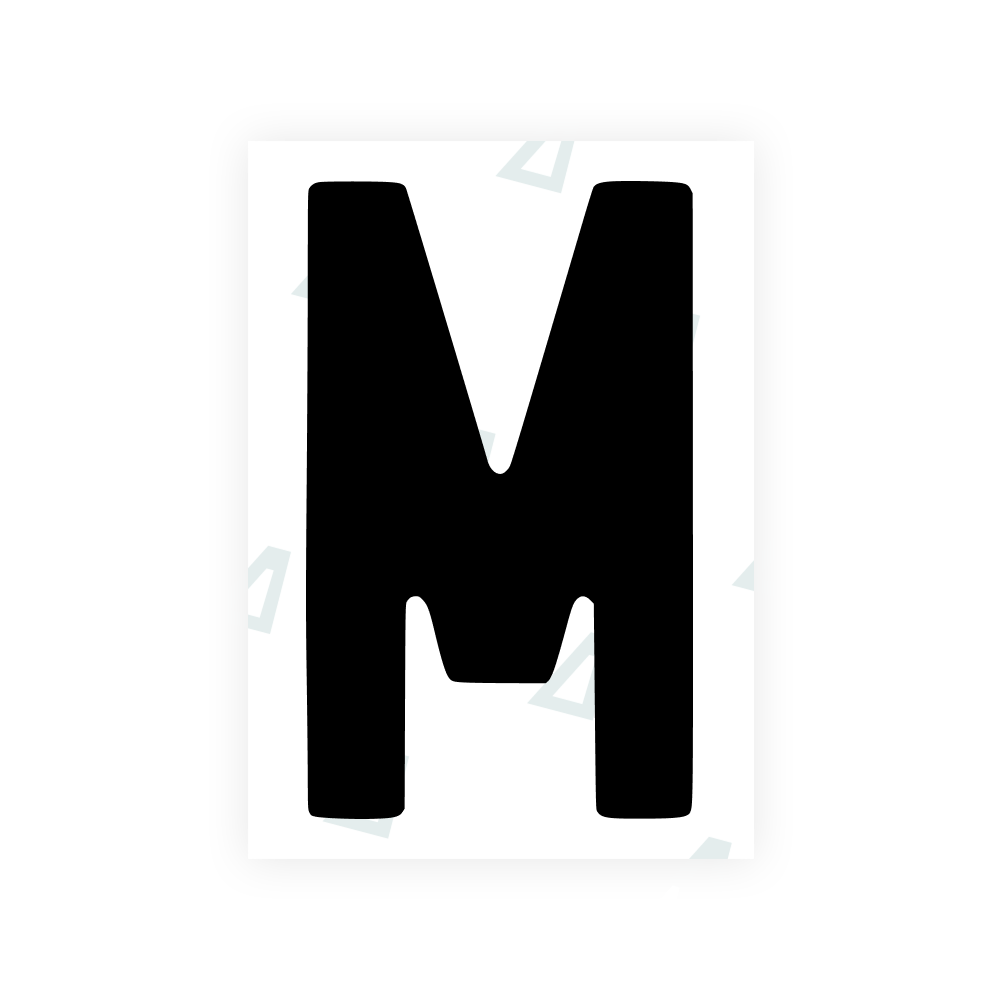 Alite Nanofilm for AUS (New South Wales) license plates - Symbol "M" - Alite