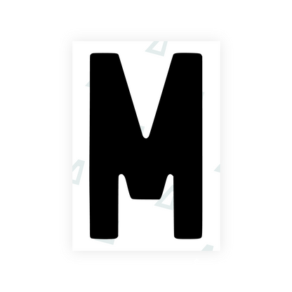 Alite Nanofilm for AUS (New South Wales) license plates - Symbol "M" - Alite