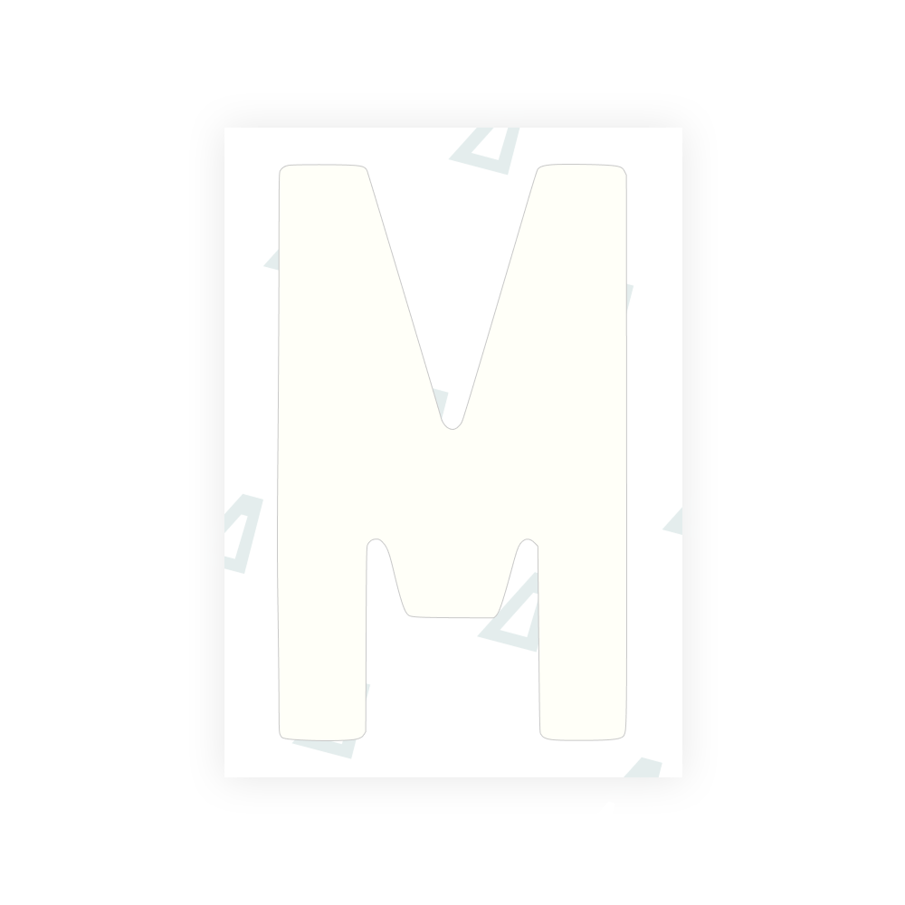 Alite Nanofilm for AUS (New South Wales) license plates - Symbol "M" - Alite