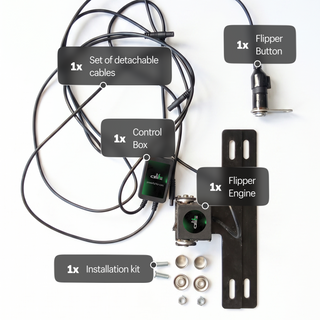 Soporte plegable Alite Flipper para matrícula trasera (con cable)