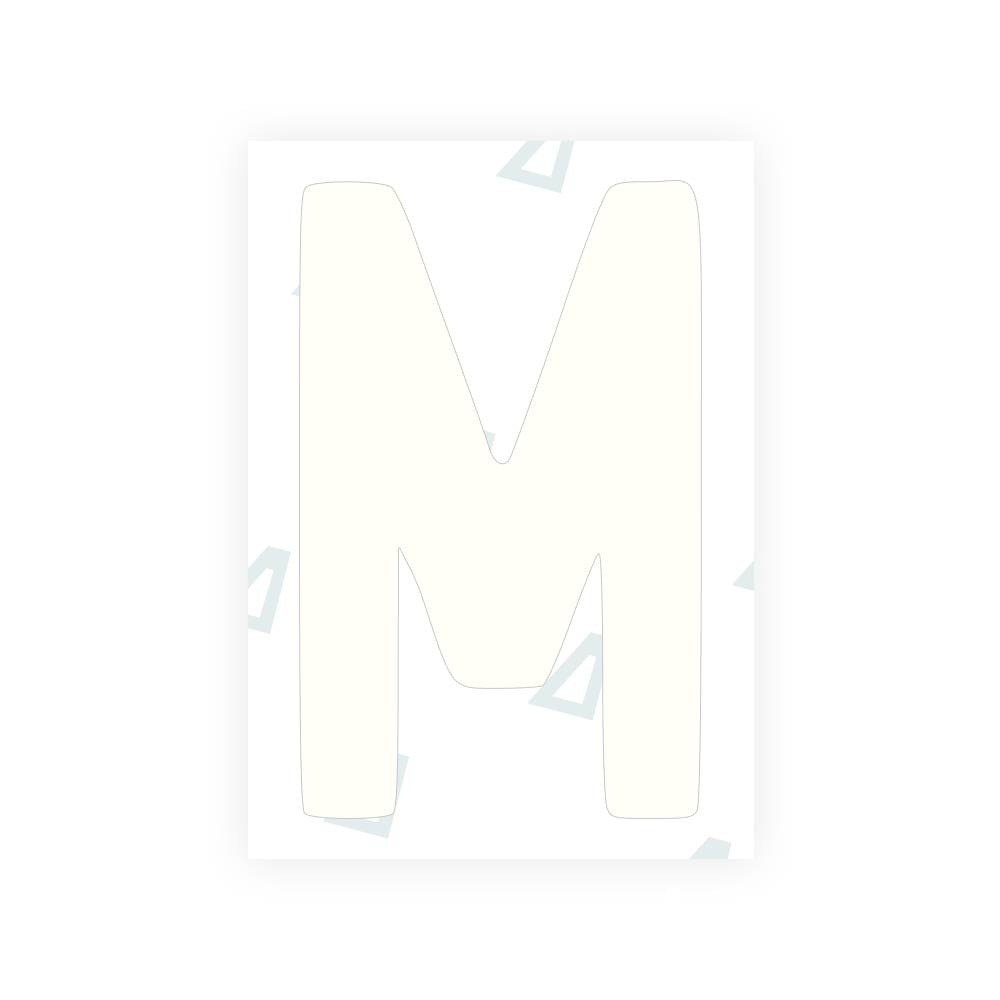 Alite Nanofilm for AUS (Queensland) license plates - Symbol "M" - Alite