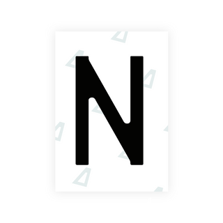 Alite Nanofilm for Chile 2014 license plates - Symbol "N" - Alite