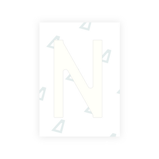 Alite Nanofilm for Chile 2014 license plates - Symbol "N" - Alite