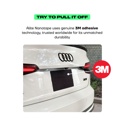 Alite Nanotape™ License Plate Frame for Mexico (1 plate) - Alite