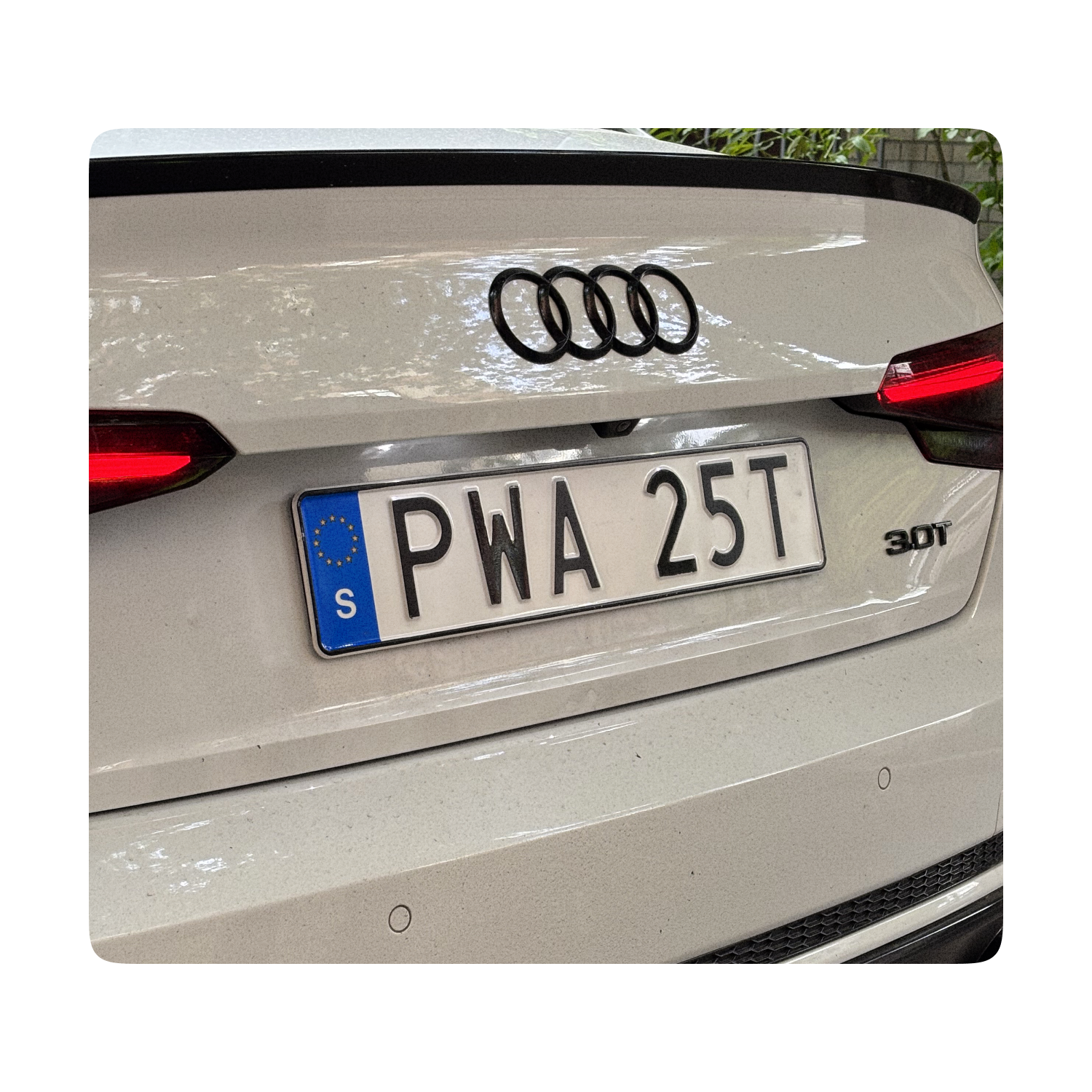 license plate bracket