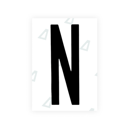 Alite Nanofilm for US (New York 2020 - Flat) license plates - Symbol "N" - Alite