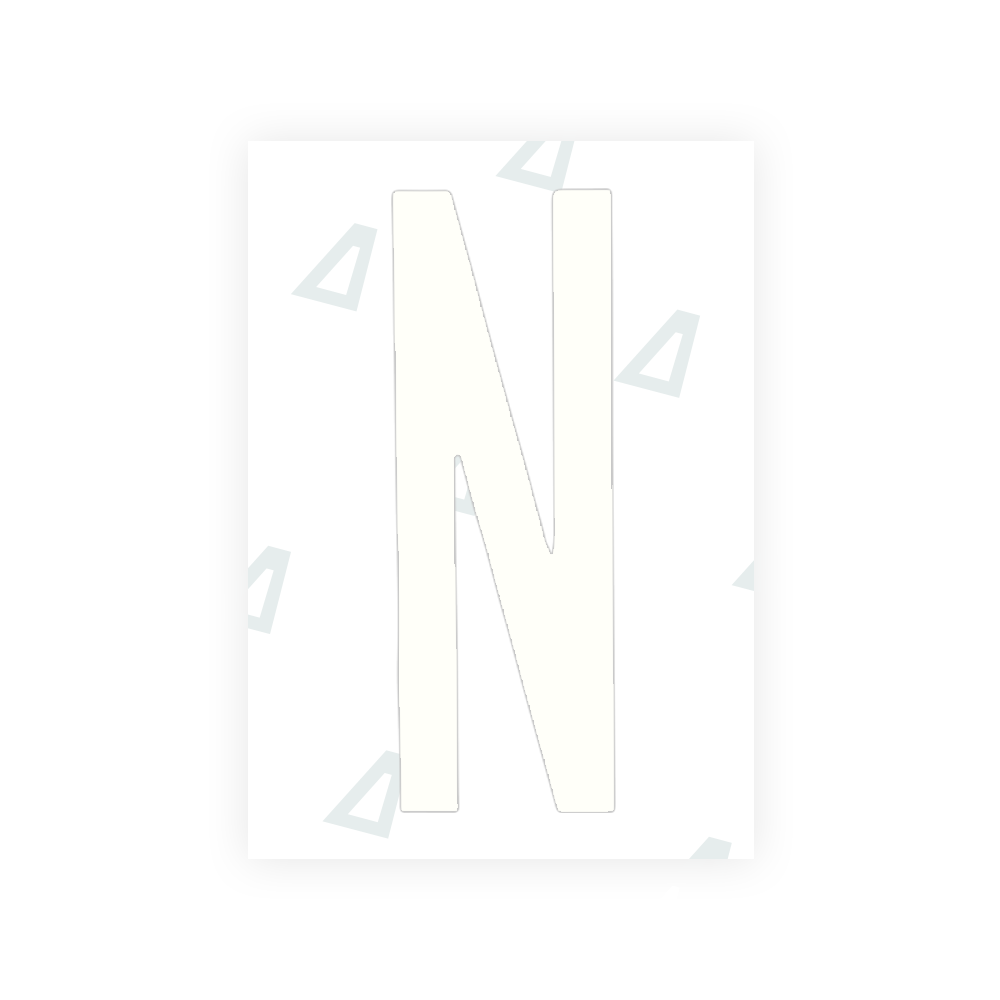 Alite Nanofilm for US (New York 2020 - Flat) license plates - Symbol "N" - Alite