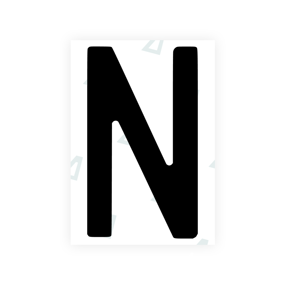 Alite Nanofilm for Poland license plates - Symbol "N" - Alite