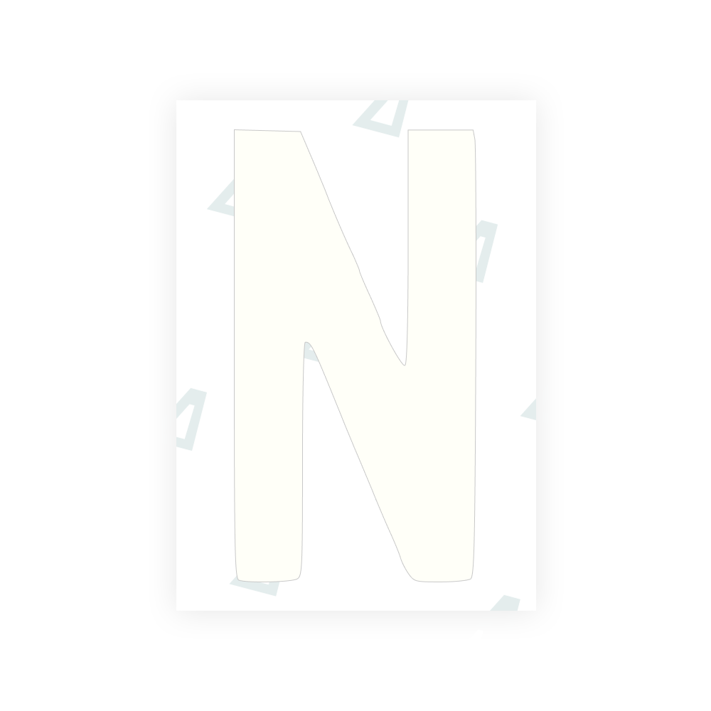 Alite Nanofilm for AUS (Queensland) license plates - Symbol "N" - Alite