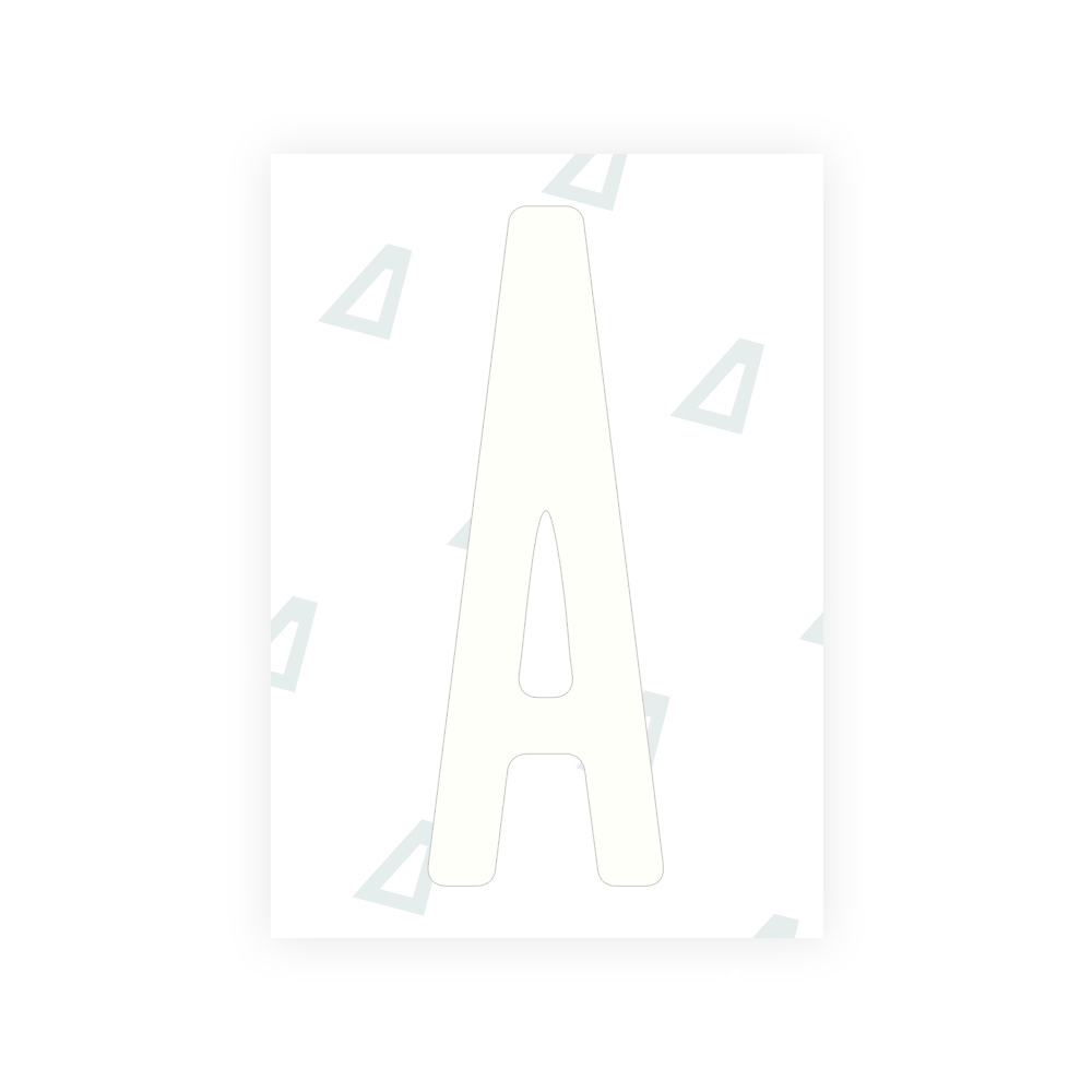 Alite Nanofilm for US (New York 2020) license plates - Symbol "A" - Alite