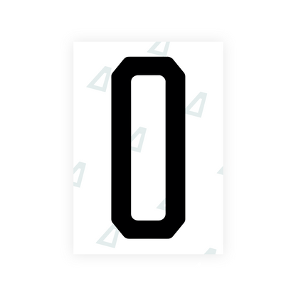 Alite Nanofilm for US (Florida 2019) license plates - Symbol "O" - Alite