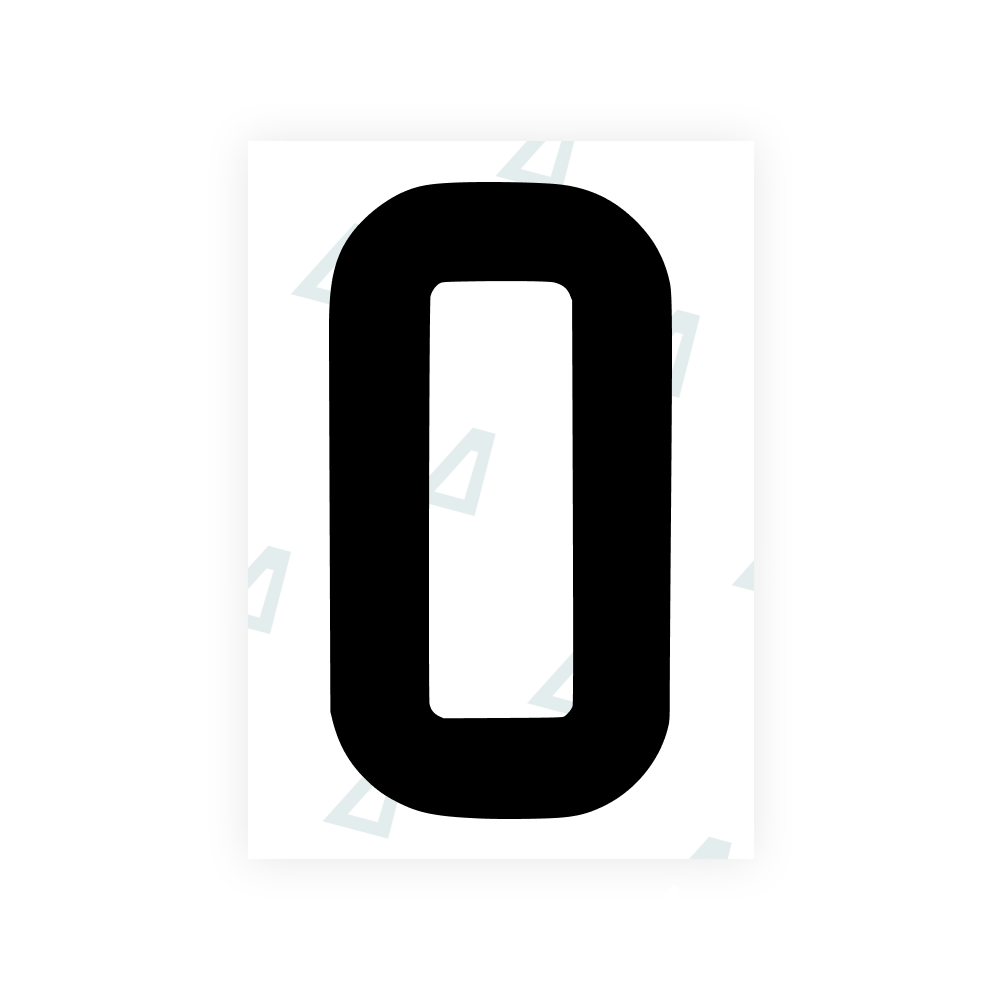Alite Nanofilm for AUS (New South Wales) license plates - Symbol "O" - Alite
