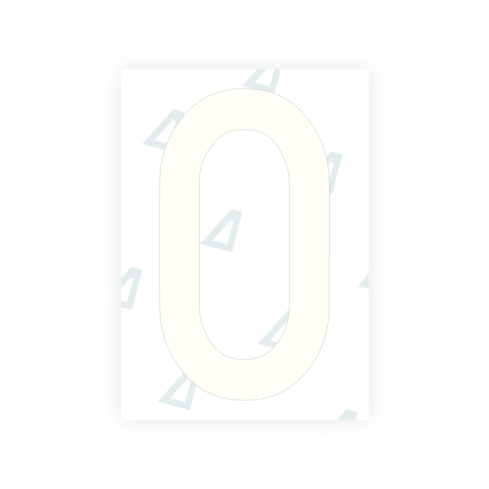 Alite Nanofilm for Poland license plates - Symbol "0" - Alite