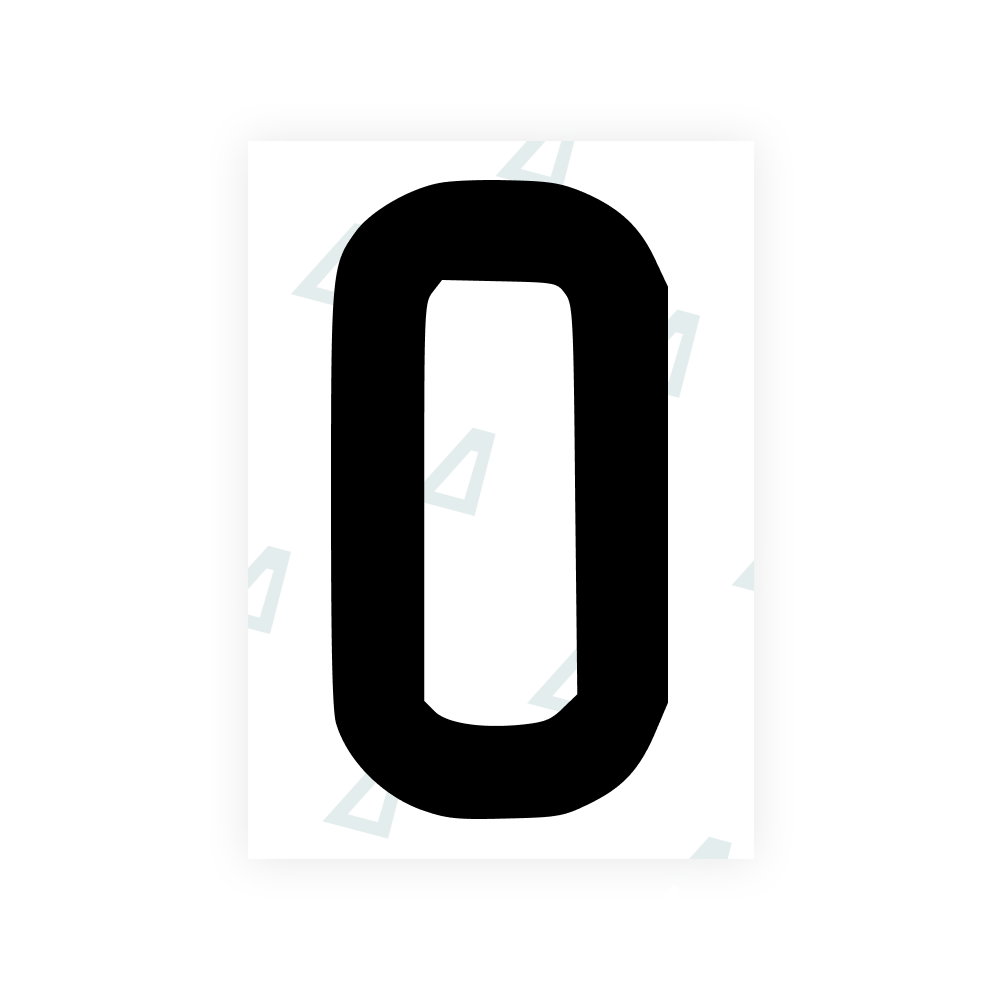 Alite Nanofilm for AUS (Queensland) license plates - Symbol "O" - Alite
