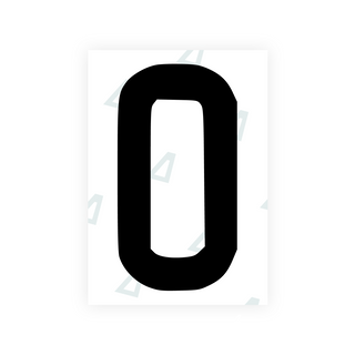 Alite Nanofilm for AUS (Queensland) license plates - Symbol "O" - Alite